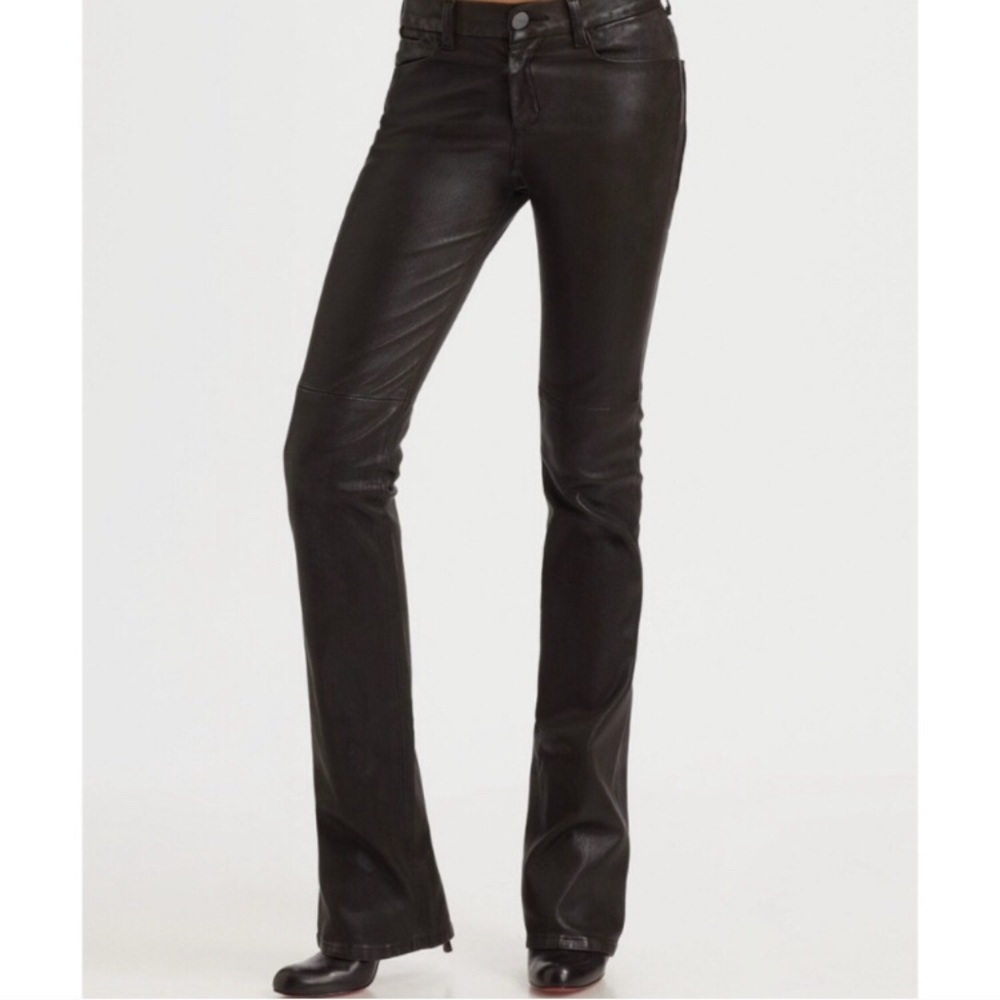 Goldsign “Passion” bootcut leather jean- sz 25